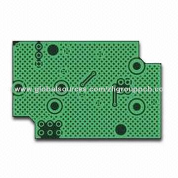 Double Side PCB with Green Solder Mask and White Silk Screen, FR4 Material, HASL, V-Cut Technology